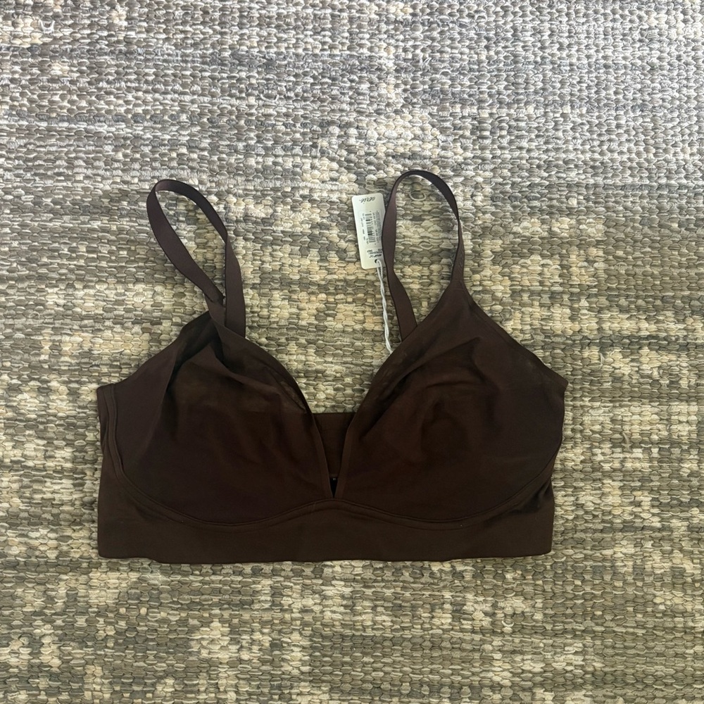aerie Brown Wireless Bralette